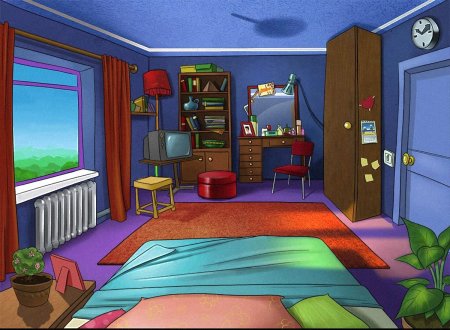 Мультяшные комнаты