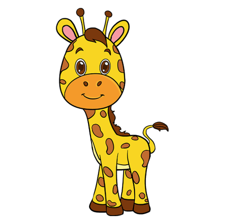 Жираф рисунок