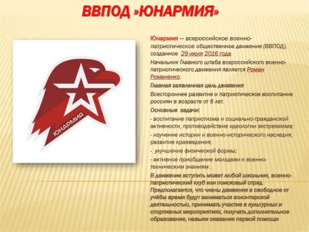 Боевой листок юнармейская семья