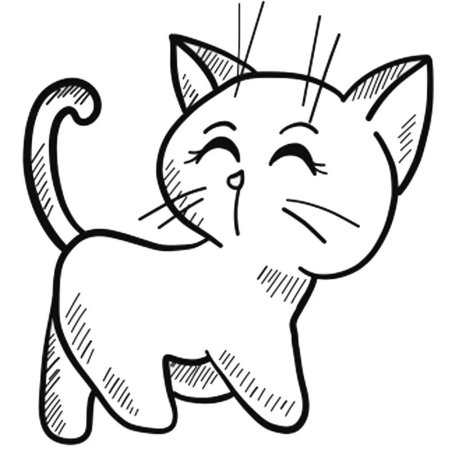 Детский рисунок кота (54 фото)