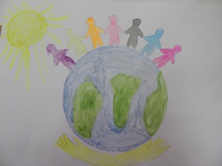 Народов дружный хоровод рисунки