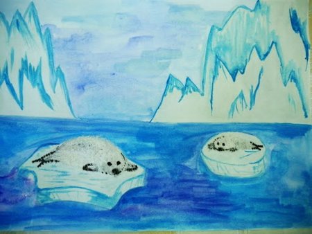 Арктика рисунок