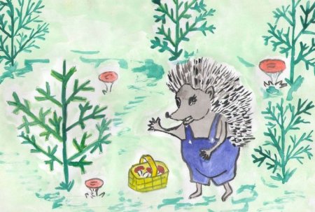 Рисунки детей по произведениям Маршака