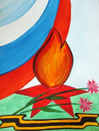Рисунок на патриотическую тему