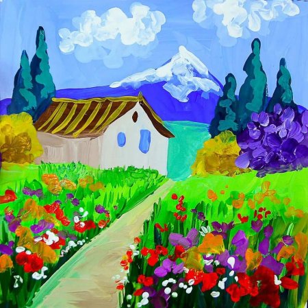 Пейзаж рисунок