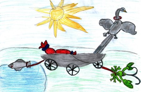 Легкий рисунок небылица