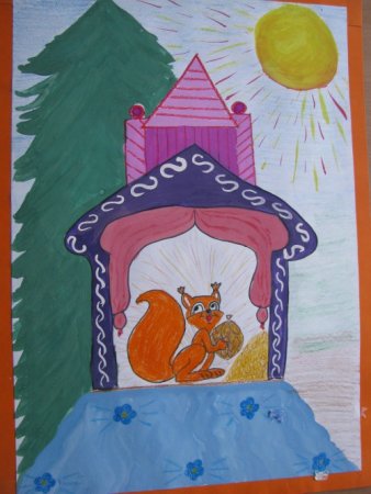 Рисунки по сказкам Пушкина