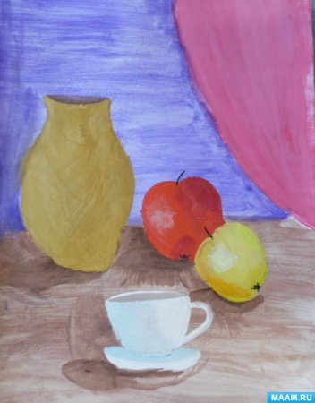 Рисование натюрморт подготовительная группа