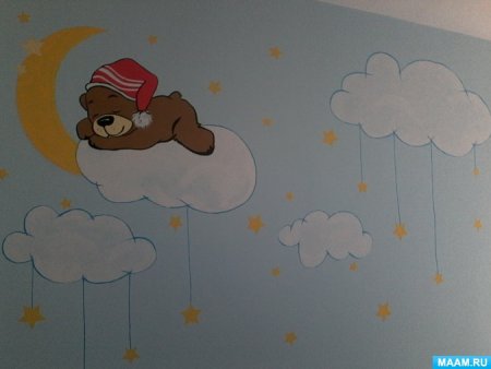 Украшение спальни в детском саду