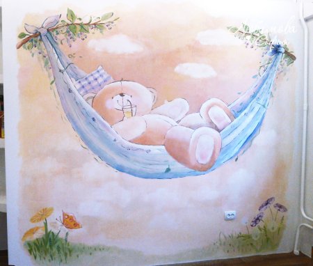 Настенная роспись в детской