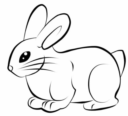 Рисунок детский заяц (54 фото)