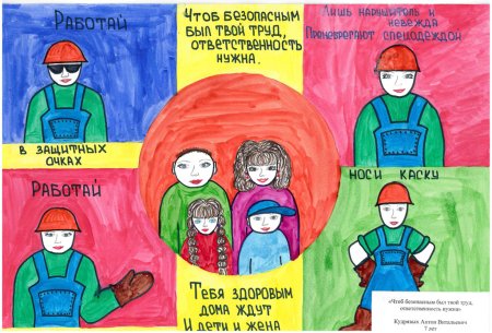 Конкурс рисунков безопасность труда