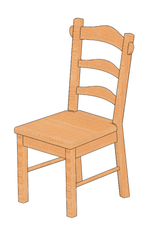 Стул картина для детей