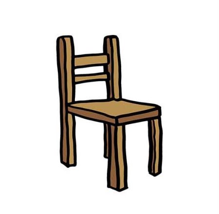 Поэтапное рисование стула