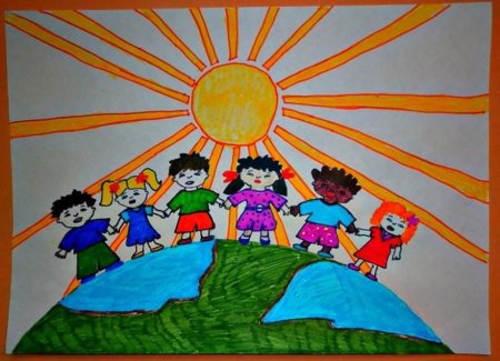 Рисование Дружба народов