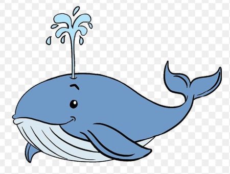 Кит мультяшный