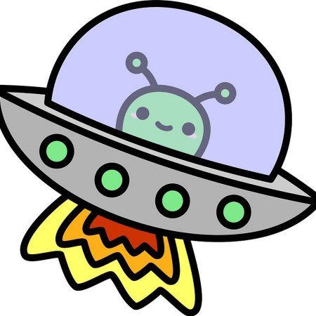 НЛО мультяшное