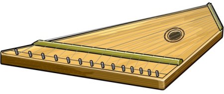 Нарисовать гусли