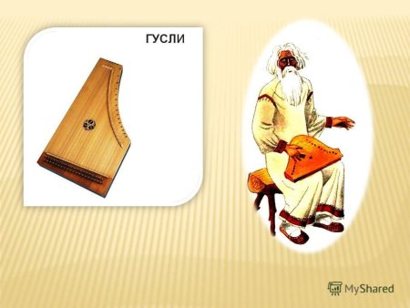 Гусли рисунок для детей 2 класс