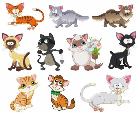 Мультяшные коты