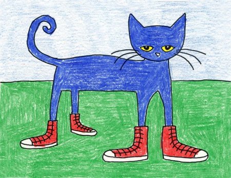 Детские рисунки котов