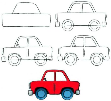 Машина для рисования детям