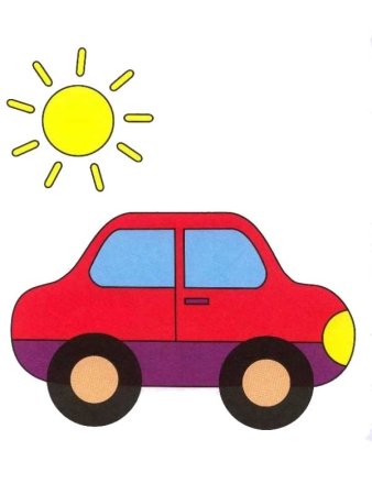 Машина рисунок для детей