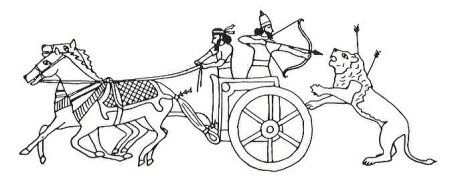 Ассирийская держава колесница