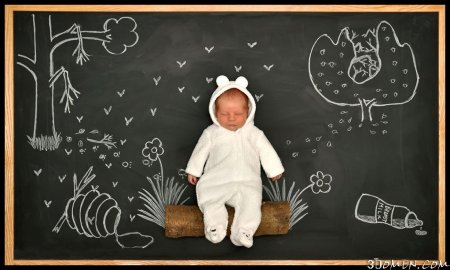 Детские рисунки мелом