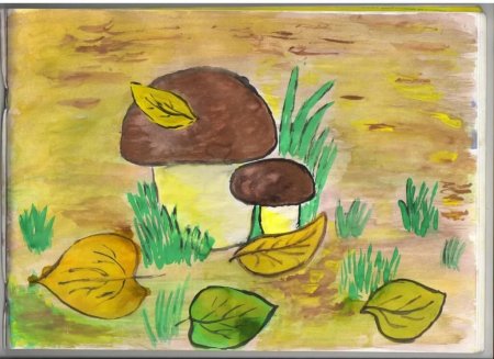 Рисование с детьми осень