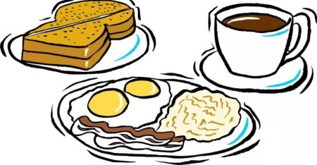 Завтрак рисунок