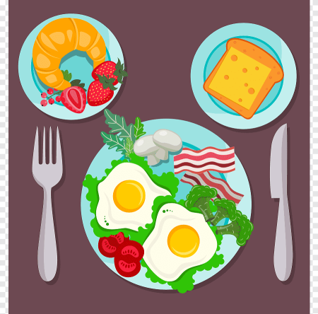Завтрак мультяшный