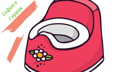 Горшок детский на прозрачном фоне
