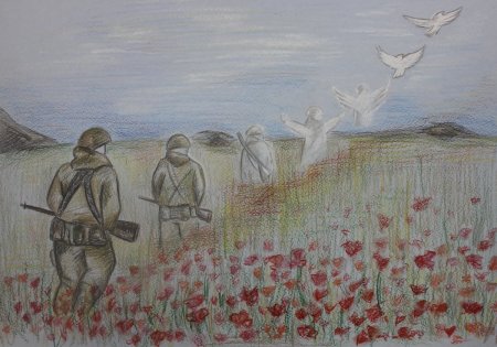 Детские рисунки о войне