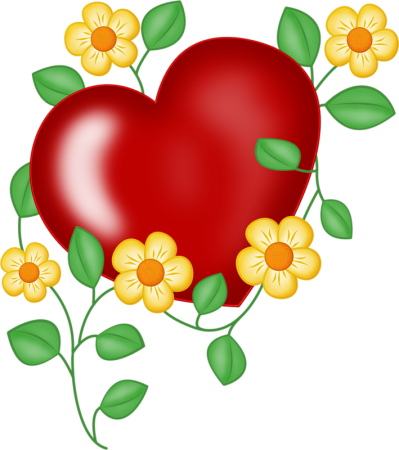 Веточка с сердечками