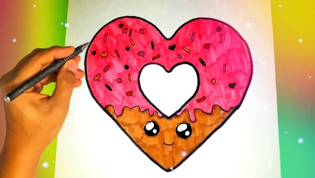 Сердечко с глазками