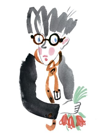 Май Митурич портрет с.я. Маршака