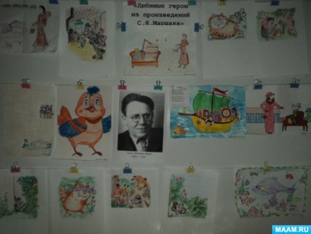 Рисование по Маршаку средняя группа