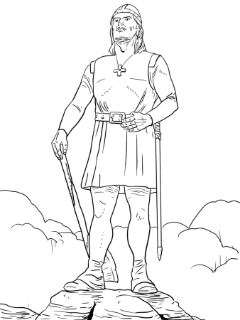 Викинги раскраска