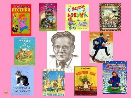 Маршак портрет писателя для детей