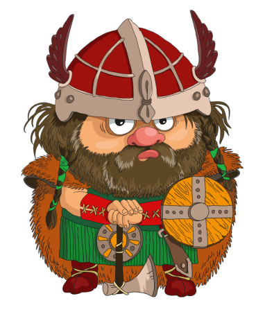 Ребенок Викинг арт