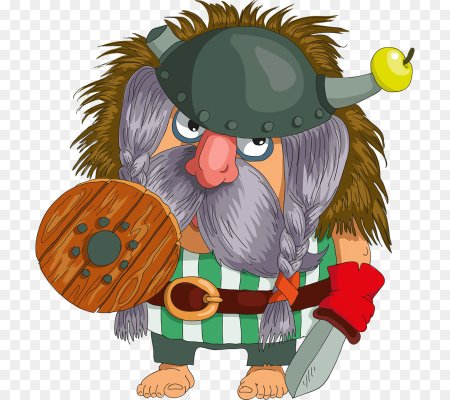 Нарисовать викинга