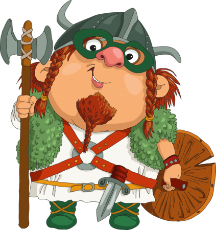 Викинг иллюстрация историческая