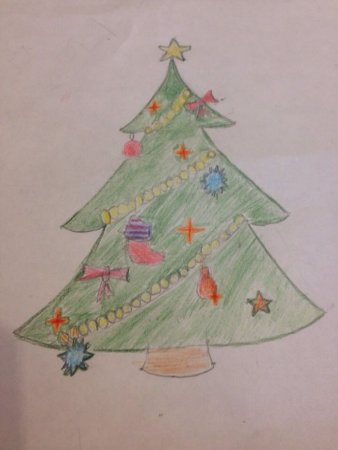 Елки мультяшные