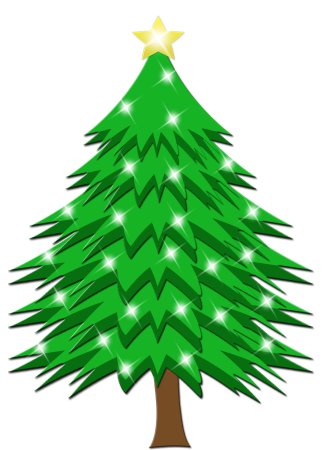 Рисование Новогодняя елка