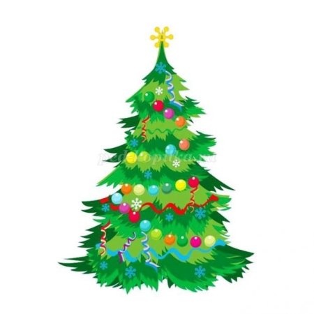 Рисование на тему Новогодняя елка