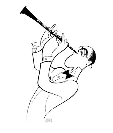 Кларнет карикатура