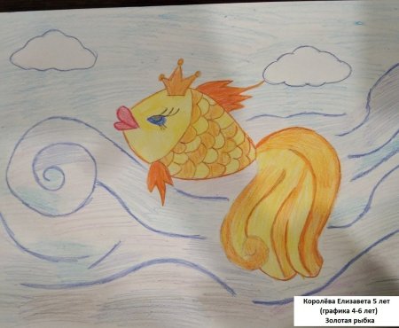 Золотая рыбка Пушкина рыбки