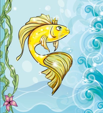 Золотая рыбка Пушкина рыбки