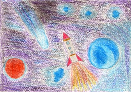 Космические векторные иллюстрации